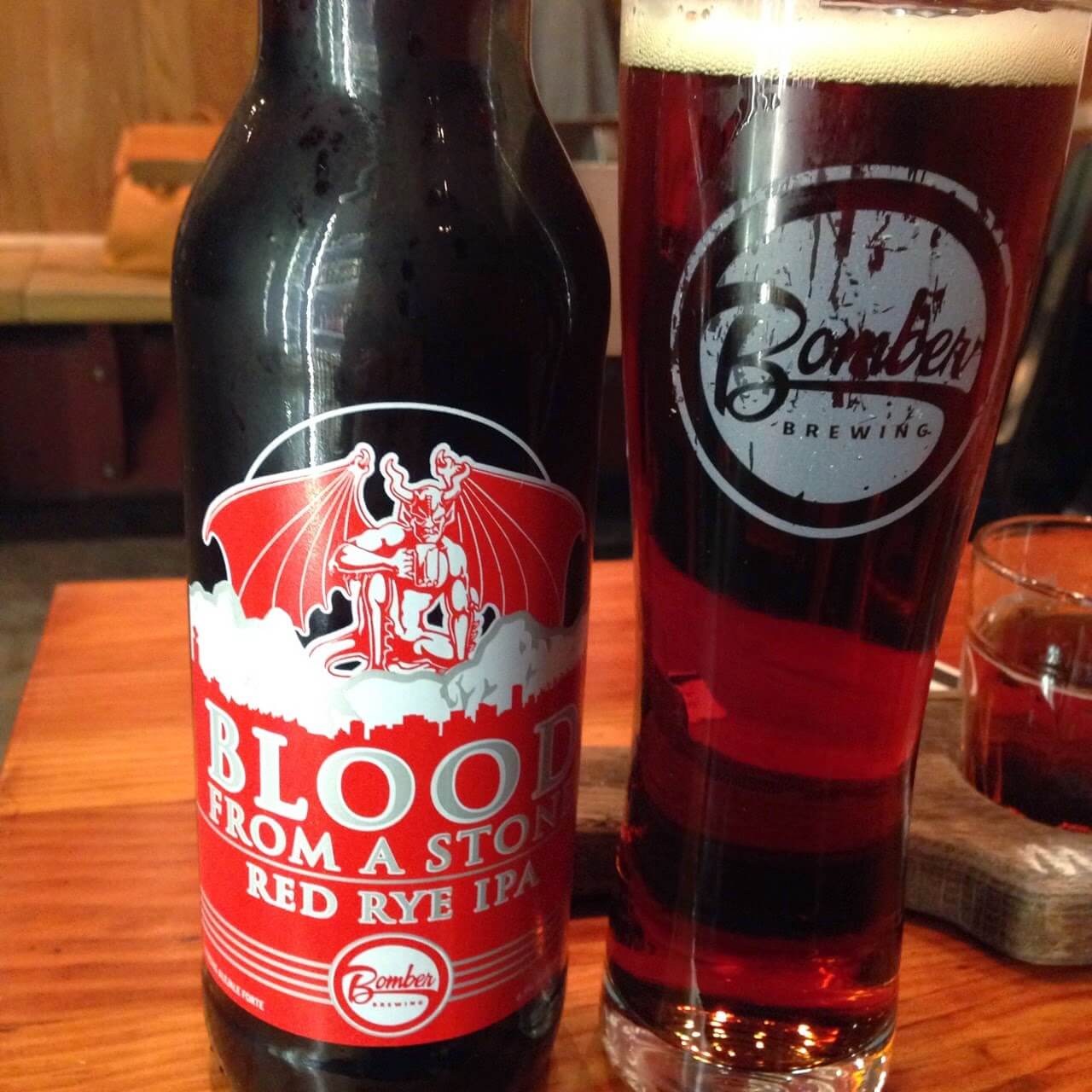 Bomber Blood From a Stone Red Rye IPA
